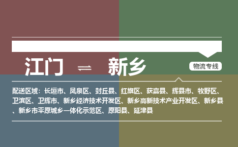 江门到新乡红旗区轿车托运物流-江门到新乡红旗区轿车专业运输专线-提供装卸